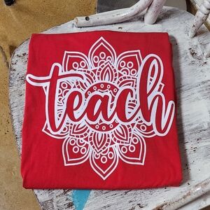 New Bella Canvas Teach Short Sleeve Tee